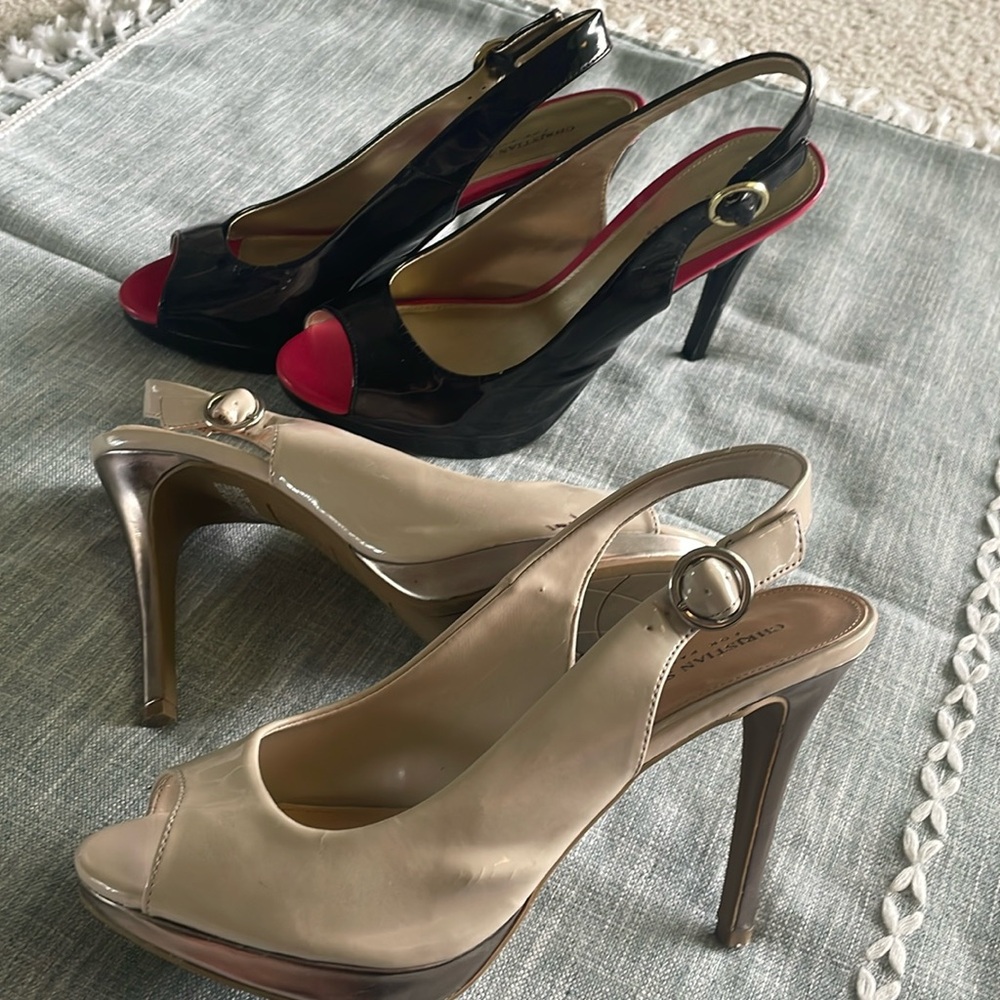 2 Pairs of Christian Siriano Stilettos